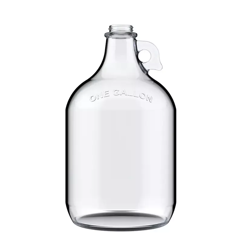 1L ガラスジャグ ハンドルとスクリューキャップ付き